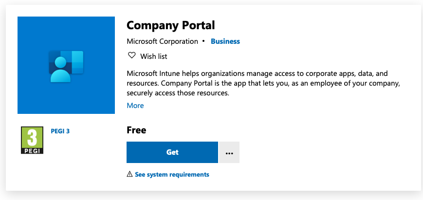 Deploy the Company Portal with Intune